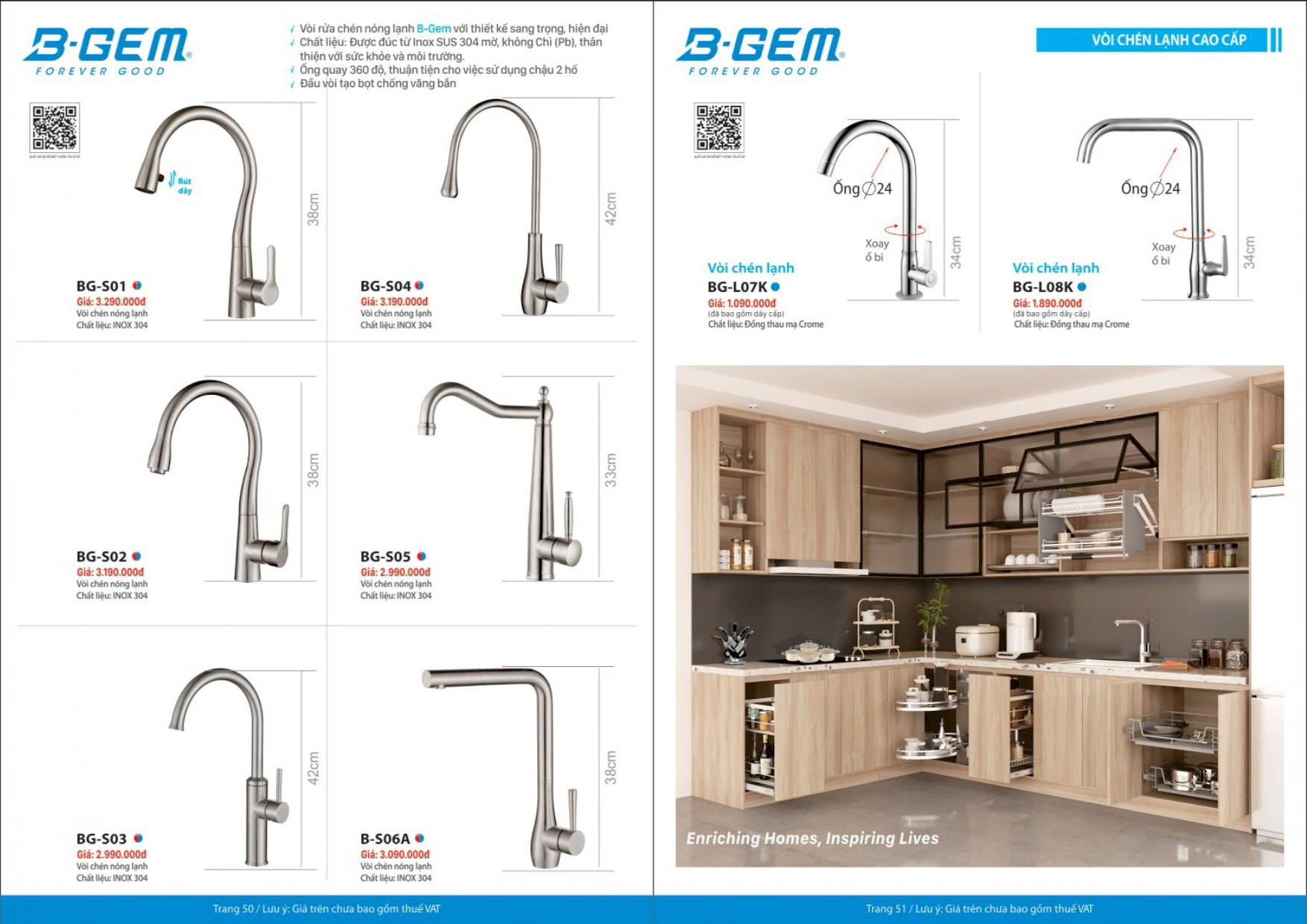 Thiết bị vệ sinh BGEM Catalogue và Bảng giá mới nhất  2024 /Page 26